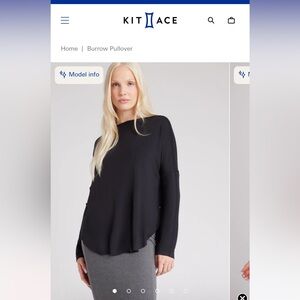 Kit and ace burrow long sleeve pullover